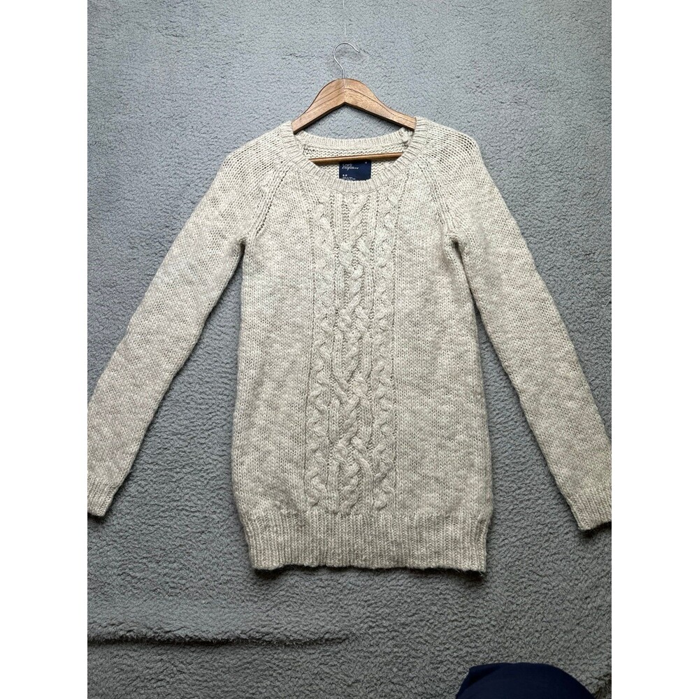 American Eagle Wool Blend cable knit sweater beautiful small